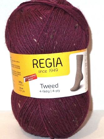 Regia 4-fädig  Tweed 047 fuchsia