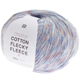 Creative Cotton Flecky Fleece dk 010 aqua