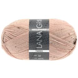 Lana Grossa Meilenweit 100 Tweed 149 rosa
